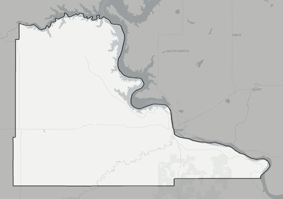Stanley County SD county basemap context