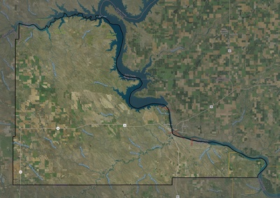 Stanley County SD USGS imagery and topo map