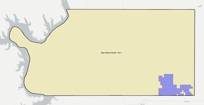 Sully County SD school district boundaries map