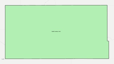 Todd County SD school district boundaries map