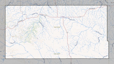 Todd County SD USGS topo map