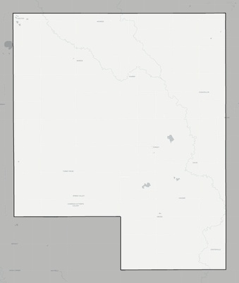 Turner County SD county basemap context