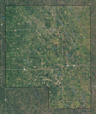 Turner County SD USGS imagery and topo map