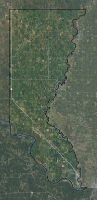 Union County SD USGS imagery and topo map
