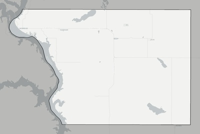 Walworth County SD county basemap context