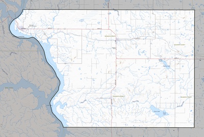 Walworth County SD USGS topo map