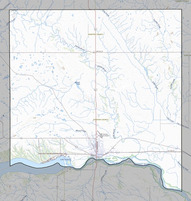 Yankton County SD USGS topo map