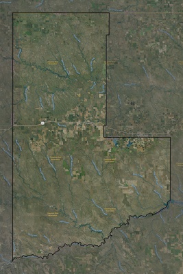 Ziebach County SD USGS imagery and topo map