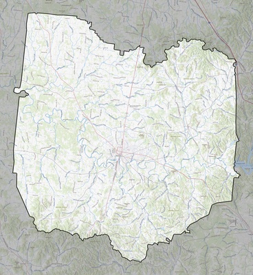 Bedford County TN USGS topo map