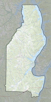 Benton County TN USGS topo map