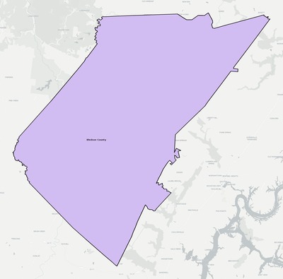 Bledsoe County TN school district boundaries map