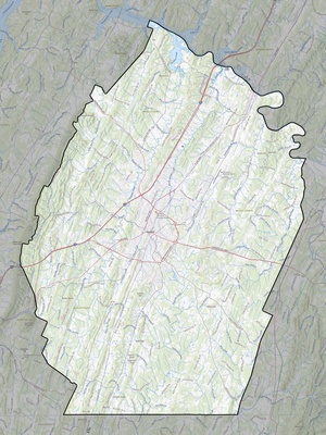 Bradley County TN USGS topo map