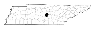 Cannon County in Tennessee