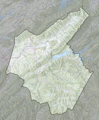 Carter County TN USGS topo map