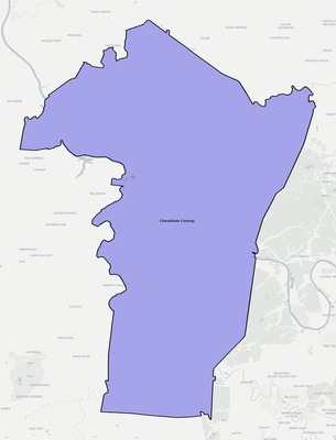 Cheatham County TN school district boundaries map
