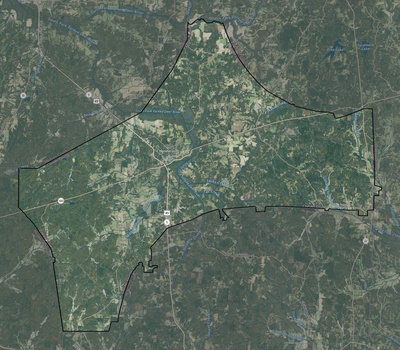 Chester County TN USGS imagery and topo map
