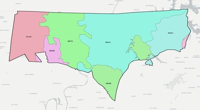 Clay County TN ZIP code boundaries map