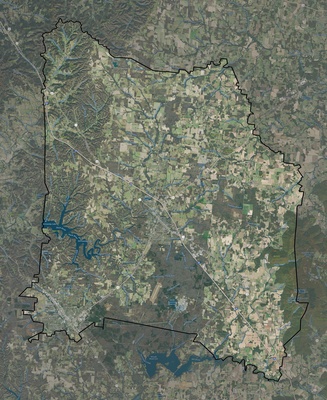 Coffee County TN USGS imagery and topo map