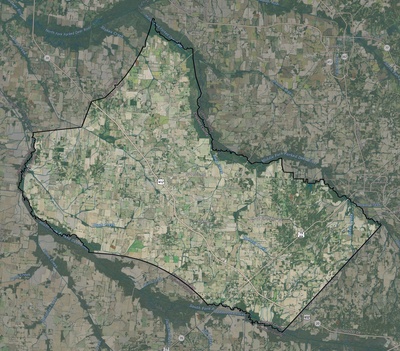 Crockett County TN USGS imagery and topo map