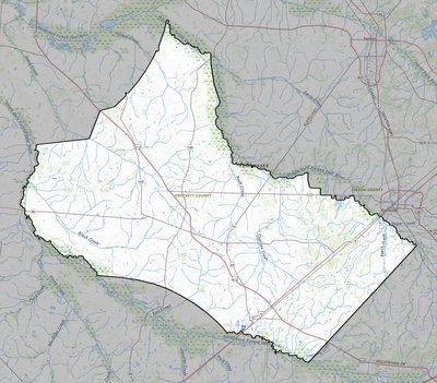 Crockett County TN USGS topo map