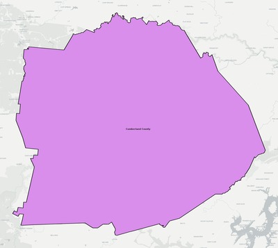 Cumberland County TN school district boundaries map