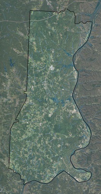 Decatur County TN USGS imagery and topo map