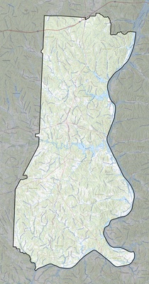 Decatur County TN USGS topo map