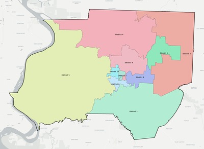 Dyer County TN townships and subdivisions map