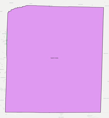 Fayette County TN school district boundaries map