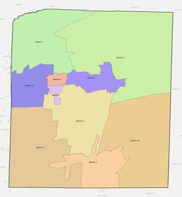 Fayette County TN townships and subdivisions map