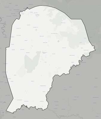 Fentress County TN county basemap context