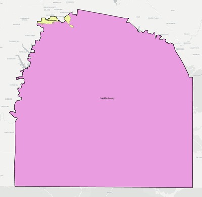 Franklin County TN school district boundaries map