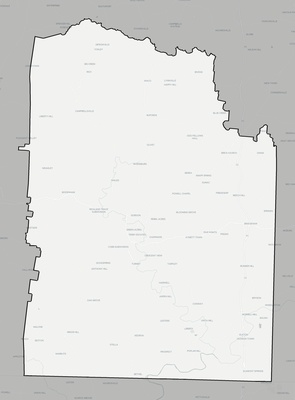 Giles County TN county basemap context
