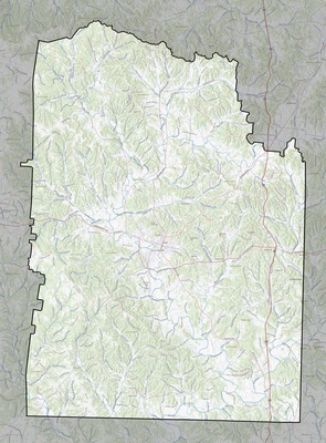 Giles County TN USGS topo map