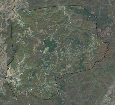 Grundy County TN USGS imagery and topo map