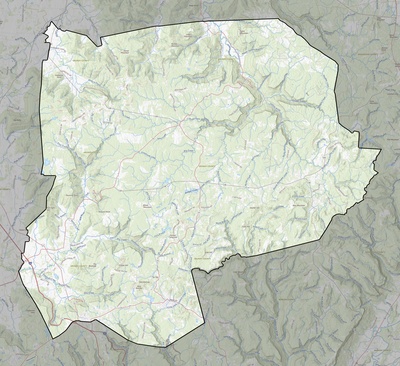Grundy County TN USGS topo map