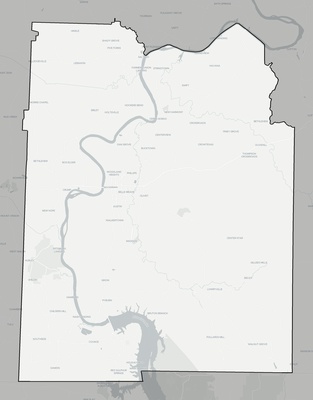Hardin County TN county basemap context