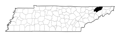 Hawkins County in Tennessee
