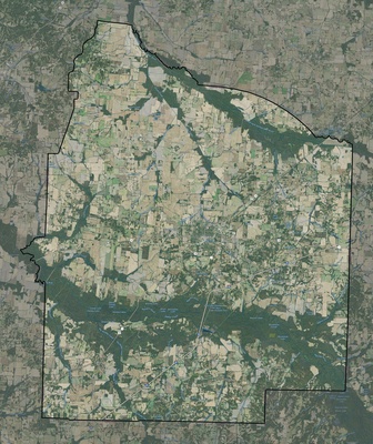 Haywood County TN USGS imagery and topo map