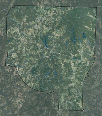 Henderson County TN USGS imagery and topo map