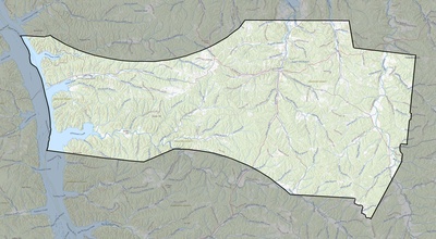 Houston County TN USGS topo map