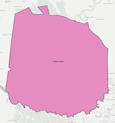 Jackson County TN school district boundaries map