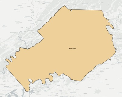 Knox County TN school district boundaries map