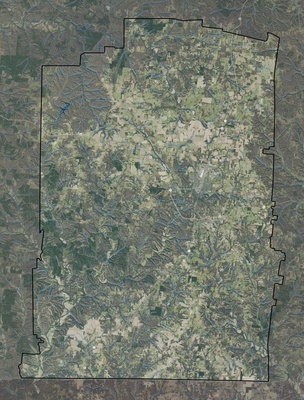 Lawrence County TN USGS imagery and topo map