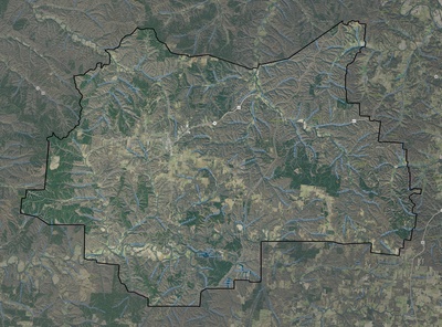 Lewis County TN USGS imagery and topo map