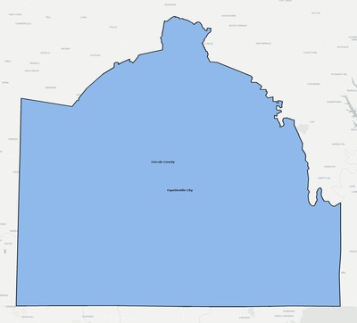 Lincoln County TN school district boundaries map
