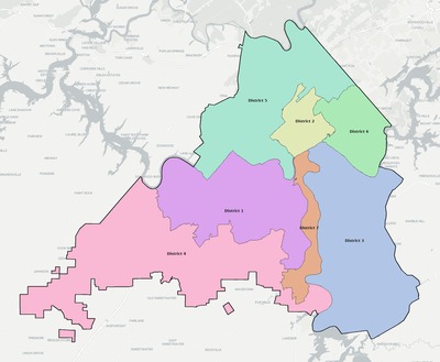 Loudon County TN townships and subdivisions map