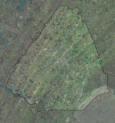 McMinn County TN USGS imagery and topo map