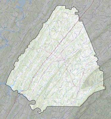 McMinn County TN USGS topo map