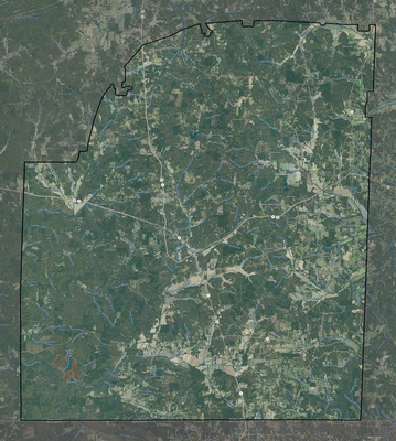 McNairy County TN USGS imagery and topo map